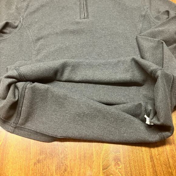 The Normal Brand Womens 1/4 Zip Dark Gray Pullover Sweatshirt Size S GOLF - Picture 11 of 14